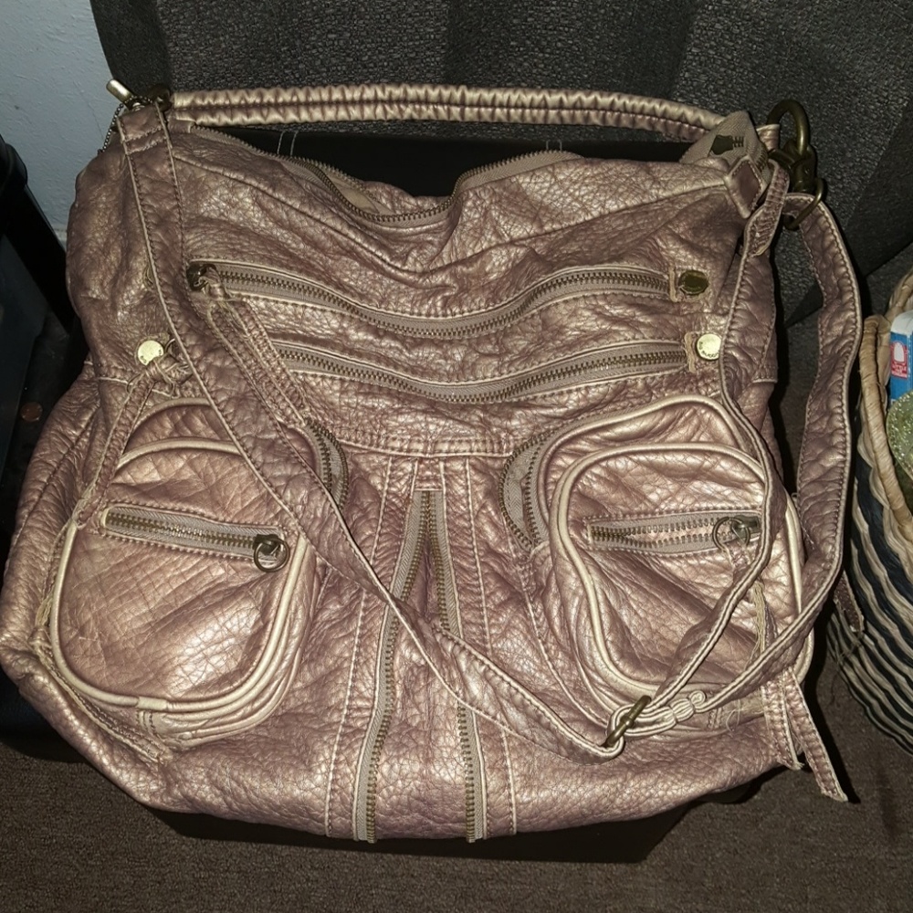Big Buddah Bronze Slouchy Bag